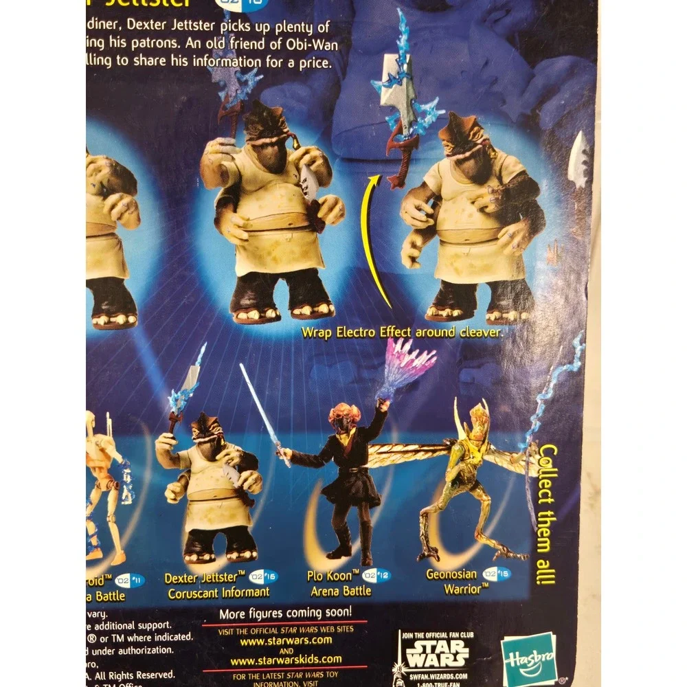 Star Wars Dexter Jettster Attack of the Clones Coruscant Informant Hasbro 2002